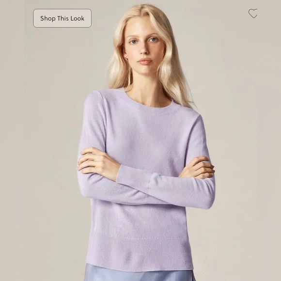 NWOT JCrew Cashmere Classic Fit Crewneck Sweater - Picture 1 of 9